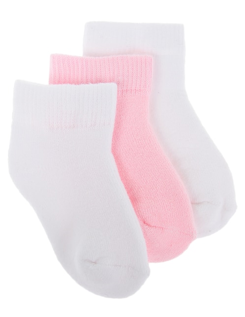 Set de tin de algodón para bebé niña 4 pares 1