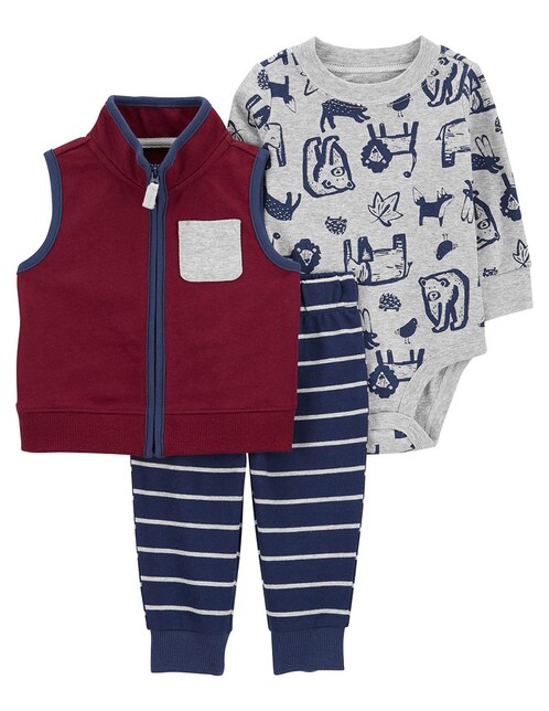 Conjunto Bebé Niño 3 Piezas Algodón Carters CARTER'S