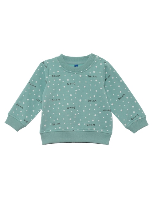 SUDADERA WEEKEND BABY, 9-12 MESES, GIN