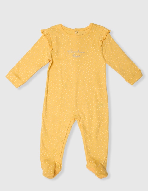 Mameluco de algodón para bebé niña