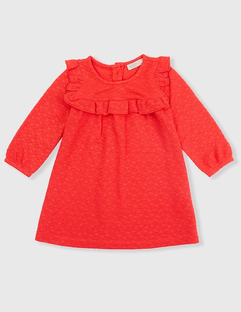 Vestido manga regular para bebé niña 1