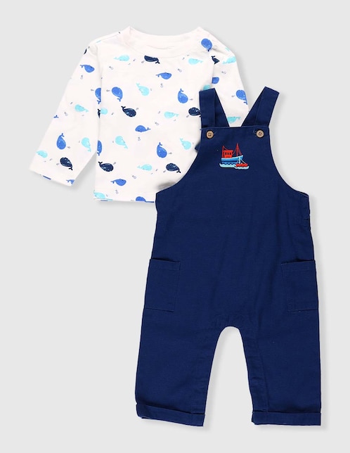Conjunto overol Weekend Baby para bebé niño