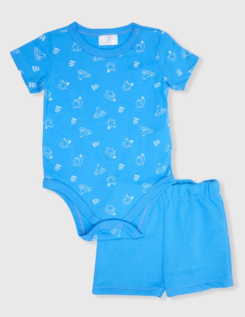 Conjunto de algodón para bebé niño 2 piezas