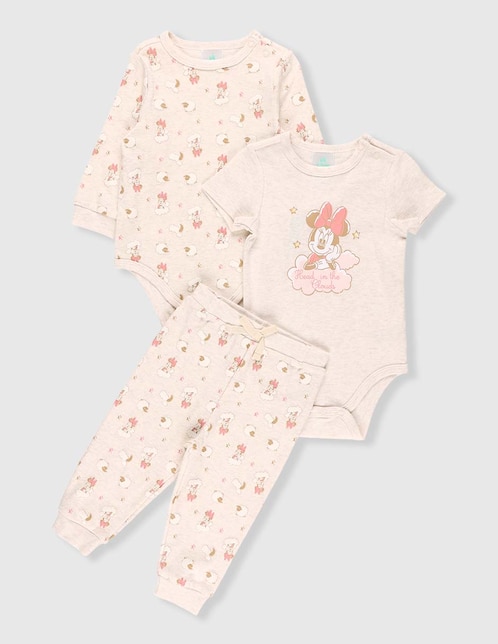 Conjunto pijama Minnie Mouse para bebé niño 1