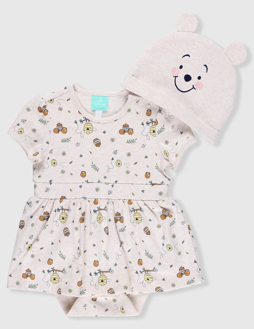 Vestido manga corta para bebé niña 1