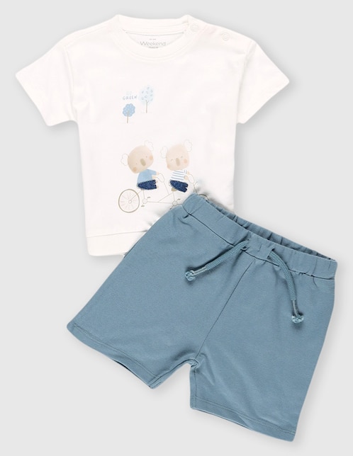 Conjunto casual para bebé niño 2 piezas 1