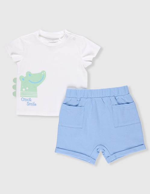 Conjunto casual de algodón para bebé niño 1