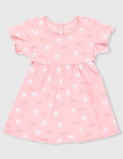 Vestido manga regular para bebé niña 1