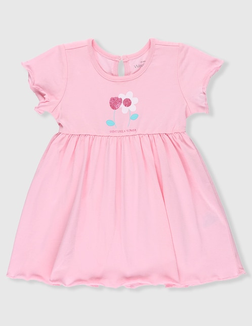 VESTIDO CORTO WEEKEN, 6-9 MESES, ROSÉE