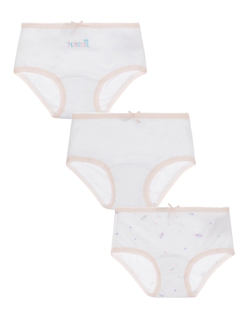 Set calzón Optima de algodón para bebé niña