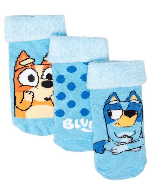 Set de calcetín Bluey y Bingo para niño 3 pares 1