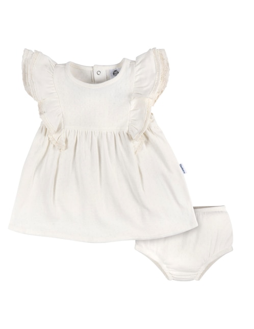 Vestido con calzón manga corta para bebé niña 1