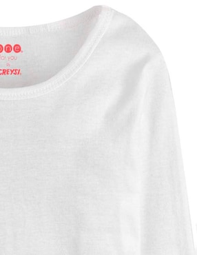 Camiseta cuello redondo Baby Creysi unisex