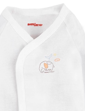 Camiseta cuello V Baby Creysi unisex