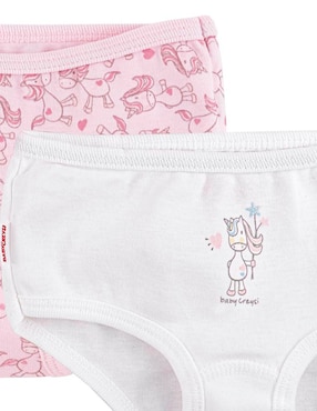 Set panty Weekend algodón para niña