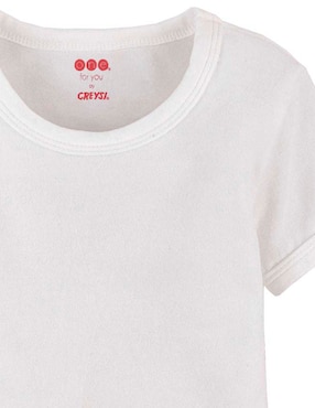 Camiseta cuello redondo Baby Creysi unisex