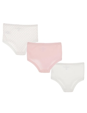 Set panty Hanes algodón para niña