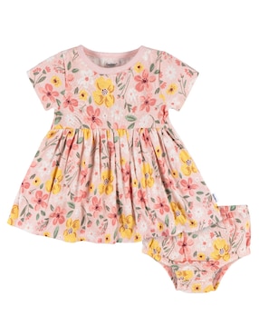 Vestido Gerber Manga Regular Para Bebé Niña