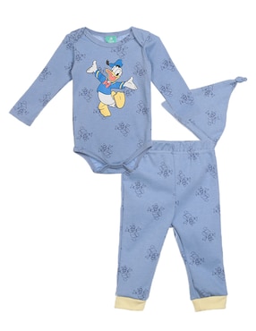 Conjunto Casual Disney DTR De Algodón, Poliéster Y Elastano Para Bebé Niño 3 Piezas