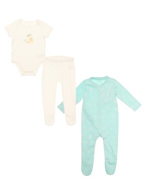 Conjunto Weekend Baby De Algodón Para Bebé Niño 5 Piezas