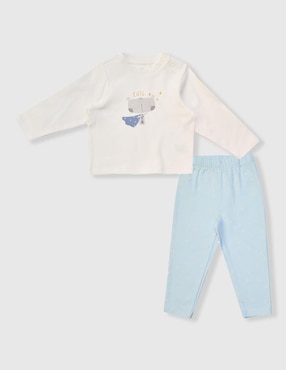 Conjunto Weekend Baby de algodón para bebé niño 2 piezas