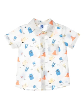 Camisa Casual Weekend Baby De Algodón Manga Corta Para Bebé Niño