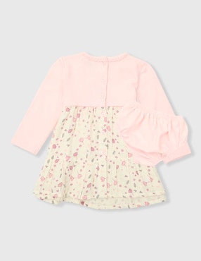 Vestido con calzón Weekend Baby manga regular para bebé niña