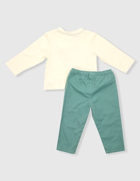 Conjunto Weekend Baby de algodón para bebé niño 2 piezas