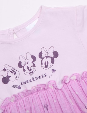 Vestido Disney Dtr manga regular para niña