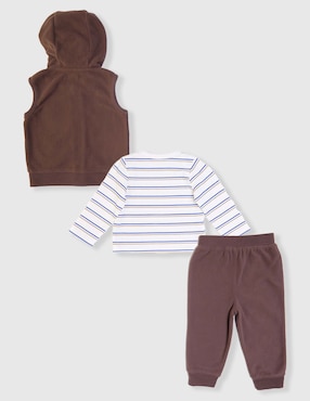 Conjunto Weekend Baby de algodón unisex 3 piezas