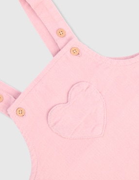 Conjunto casual Weekend Baby de pana para bebé niña