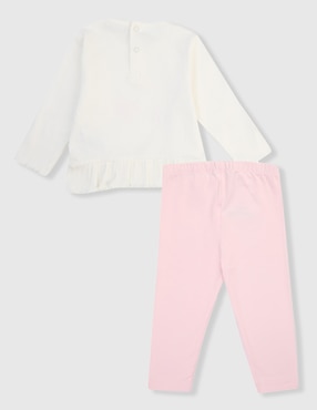 Conjunto casual Weekend Baby de algodón para bebé 2 piezas