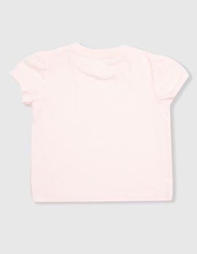 Playera Weekend Baby manga corta para bebé niña