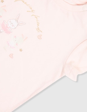 Playera Weekend Baby manga corta para bebé niña