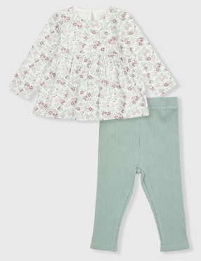 Conjunto pantalón Weekend baby de algodón para bebé niña 2 piezas