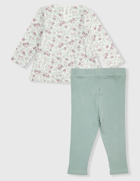 Conjunto pantalón Weekend baby de algodón para bebé niña 2 piezas
