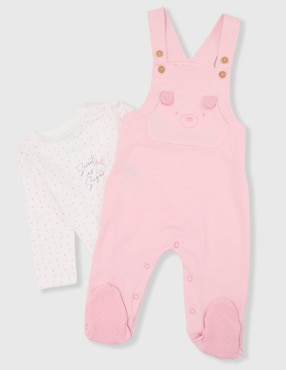 Conjunto Weekend Baby de algodón para bebé niña 2 piezas