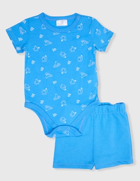 Conjunto Optima de algodón para bebé niño 2 piezas