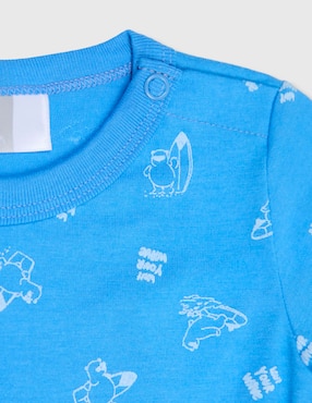 Conjunto Optima de algodón para bebé niño 2 piezas