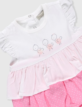 Vestido Weekend Baby manga volantes para bebé niña