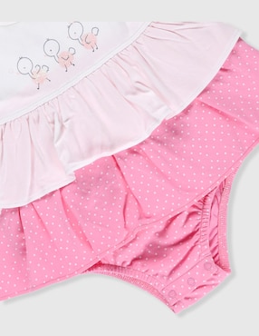 Vestido Weekend Baby manga volantes para bebé niña
