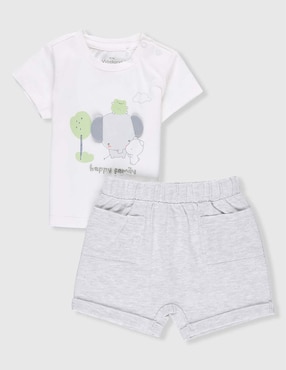 Conjunto casual Weekend Baby de algodón para bebé niño