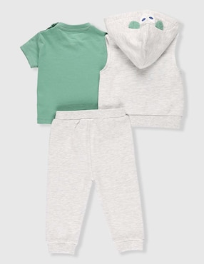 Conjunto Weekend Baby de algodón para bebé niño 3 piezas