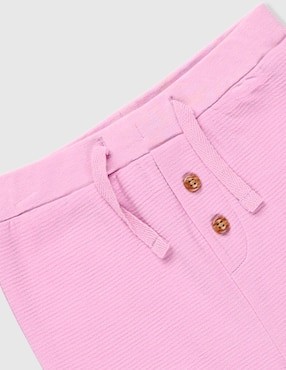 Conjunto Weekend Baby de algodón para niña 3 piezas