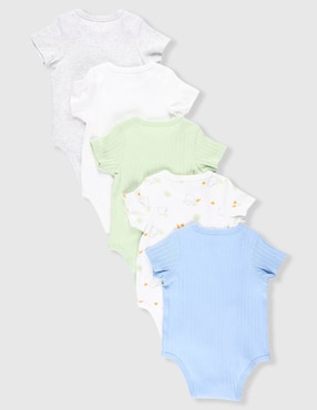 Conjunto pañalero de algodón