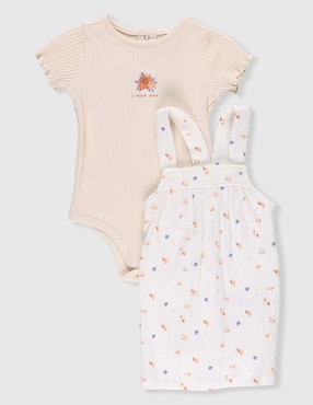 Conjunto Weekend Baby de algodón para bebé niña