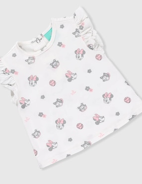 Conjunto casual Disney Dtr Minnie Mouse de algodón para niña