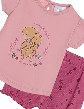 Conjunto Optima para bebe niña
