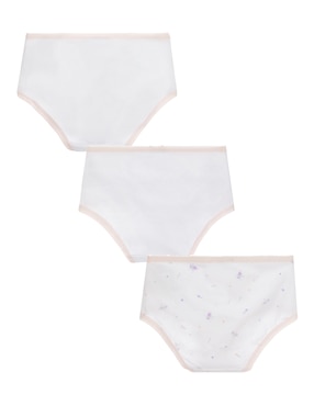 Set calzón Optima de algodón para bebé niña