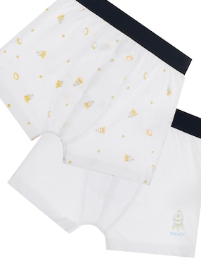 Set boxér Optima de algodón para bebé niño